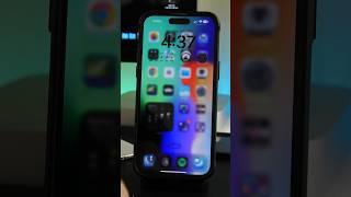 Blurred iPhone Lock Screen Trick #iphonetricks #iphonehomescreen