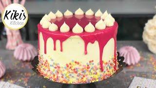 The ULTIMATE Birthday Cake | Drip Birthday Cake | White Chocolate Frosting | Drip Cake