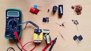 How To Test Electronic Componets || Testing Electronic Components With DMM