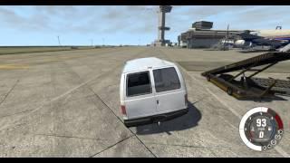 BeamNG.drive Barrel Roll stunt!