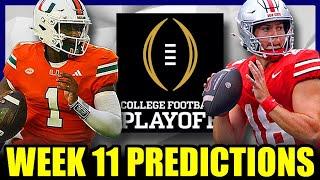 Week 11 College Football Playoff Predictions