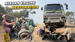 Expert Mechanic & Young Team: Complete V8 Engine Restoration with Basic Tools