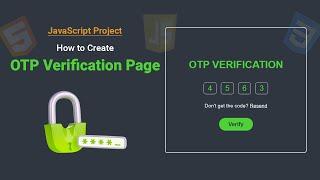 How to Make OTP Verification Page | JavaScript Mini Project | #javascript #coding #webdesign