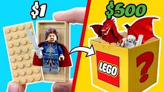 1$ vs 500$ LEGO МИСТЕРИ БОКСЫ...