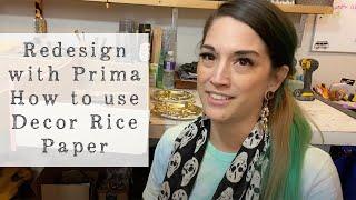 How to use Redesign Decor Rice Paper