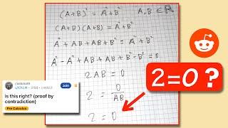 "2=0 proof" from Reddit r/askmath