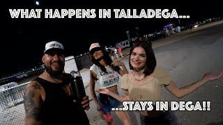 The NEXT Night at TALLADEGA Boulevard - US Candy USA Roadtrip VLOG #14 HelloKERCEL & GermanRednecks