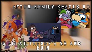 Afton family Reacts To: 5 AM At Freddy's SB & RUIN ||GC|| [FNaF] Part 3/3 (ENDING)