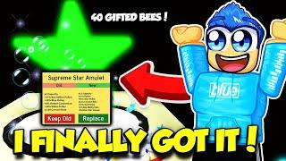 Buying The SUPREME STAR AMULET In Bee Swarm Simulator!!