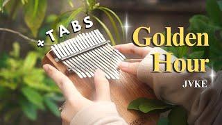 Golden Hour (JVKE) - Kalimba Cover with TABS (Felly & Febby)