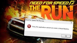 Sorry, this application cannot run under a Virtual Machine / NFS The Run / Решение проблемы