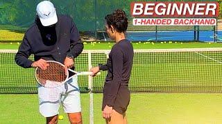 How to Teach the One-Handed Backhand to Beginners