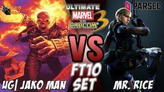 UMVC3 Parsec FT10 Set - UG| Jako Man VS Mr. Rice