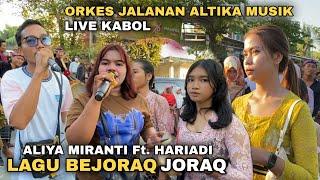 LUAR BIASA.!! DUET BEJORAK JORAK ALIYA MIRANTI FEAT HARIADI  "CING KECUIT " ALTIKA MUSIK LIVE KABUL