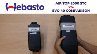 Webasto Air Top 2000 STC vs. EVO40 Comparison