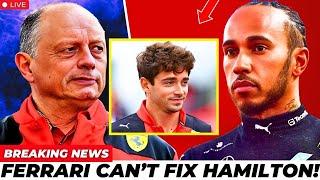 1 Minute Ago: Fred Vasseur Can’t Save Hamilton – Ferrari Move Under Fire!