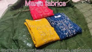 fancy suits collection by Manju fabrics