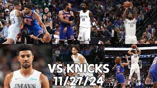 Dallas Mavericks Team Highlights vs the Knicks (11.27.2024)