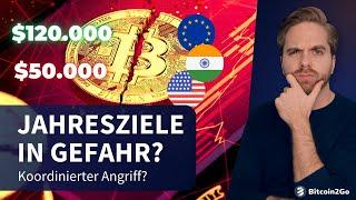 BITCOIN MANIPULATION? Warum steigt BTC nicht trotz ETF-Rekorde? Koordinierter Angriff? | Krypto News