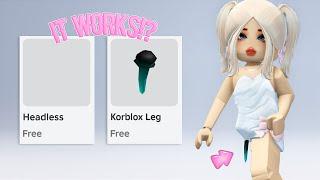 THESE ROBLOX GAMES GIVES YOU FREE HEADLESS AND KORBLOX🩷 2024