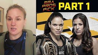 MMA Pros Pick  Amanda Nunes vs. Julianna Pena - Part 1 UFC 265