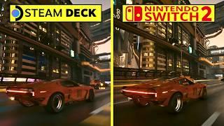 Cyberpunk 2077 Switch 2 vs Steam Deck Early Graphics Comparison
