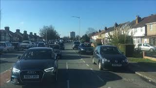 FULL ROUTE VISUAL | London Bus Route E6 - Bull's Bridge to Greenford Station | DE1910b (YX11CNV)