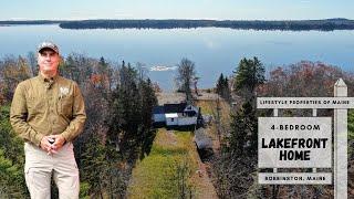 4-Bedroom Home with Lake Frontage | Maine Real Estate