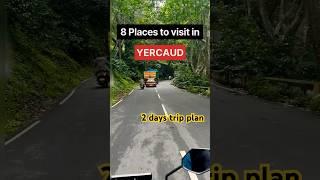 yercaud itinerary for 2 days #yercaud #bike #travel #trip #tamilnadu #tamil #nature #lake #waterfall