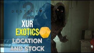 Destiny 2 - XUR Location and Exotic Inventory - July 5th 2019 - Where is XUR