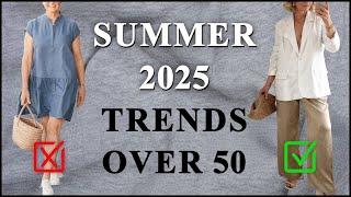 Summer 2025 Fashion Trends Women Over 50 Will Absolutely Love | 25 Chic Styles & Must Have Looks!