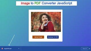 Image to PDF Converter JavaScript | Convert HTML to PDF using Javascript | PDF Converter JavaScript