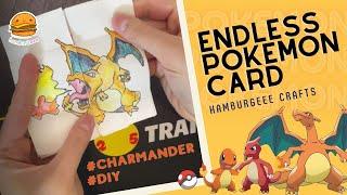 Endless Pokemon Evolution DIY  Flip Card - Charmander Edition 