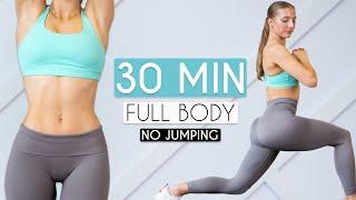 30 MIN FULL BODY FAT BURN HIIT (No Jumping & Low Impact)