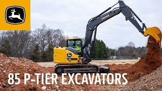 Power, Performance, Comfort | John Deere 85 P-Tier Excavators