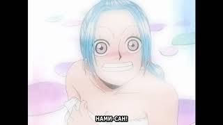 [One piece] Нами показывает грудь своей команде (момент из аниме)