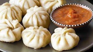 Chicken Momos or Dumplings and Street Style Momos Chutney Recipe ️