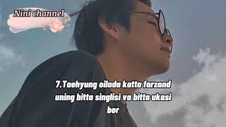 BTS Kim Taehyung haqida siz bilmagan 20 fakt (uzbekchada :) #Bts #KimTaehyung #V