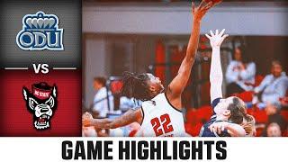 Old Dominion vs. NC State Game Highlights | 2024-25 ACC Women's Basketball