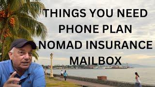 Mail Tips, Nomad Insurance, Phone Plans, Bank-free Living!