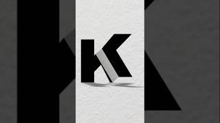 K Logo In CorelDRAW Ideas12 | CorelDRAW Tutorial | #shorts​ #yt​ #trending​