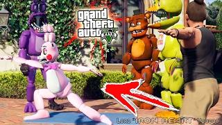 ГТА 5 МОДЫ! АНИМАТРОНИКИ ЗАНИМАЮТСЯ ЙОГОЙ FIVE NIGHTS AT FREDDY'S! МИР МОДОВ GTA V!GTA 5 MODS #153