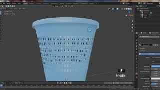 How to make basket in blender2.8 tutorial