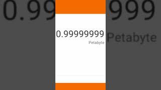 Close to 1 petabyte #data #calculator (Only available in redmi phones)