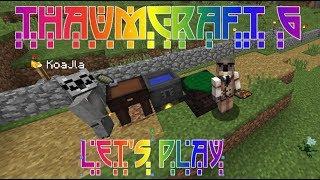 Let's Play • Знакомство с Thaumcraft 6 • E06 • Багровый портал, изучения и рутина алхимика
