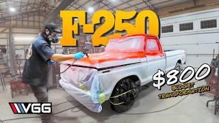 OLD Ford Truck BUDGET Transformation! Paint, Interior, AND Mechanical!