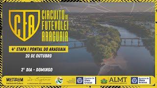 Circuito de Futevôlei Araguaia - Dia 02 - 4ª Etapa - Pontal do Araguaia / MT - 20/10/2024