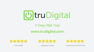 Easy and Powerful Digital Signage by truDigital