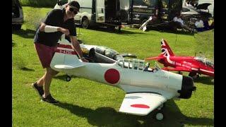 1/4 SCALE RC CARF HARVARD AT-6 TEXAN - MOKI 250cc 5 CYLINDER RADIAL FOURSTROKE AT NLMFC # 2 - 2024