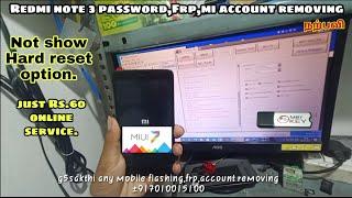 Redmi note3 password,Frp,mi account removing using mrt key. Miui 7, miui 8 flashing.